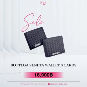 ร้านขายกระเป๋าแบรนด์เนมมือสอง กระเป๋าแบรนด์เนมมือสอง กระเป๋า Bottega Veneta Wallet 8 Cards มือสอง