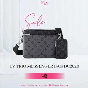 ร้านขายกระเป๋าแบรนด์เนมมือสอง กระเป๋าแบรนด์เนมมือสอง กระเป๋าPrada Lv Trio Messenger Bag Dc2020 มือสอง