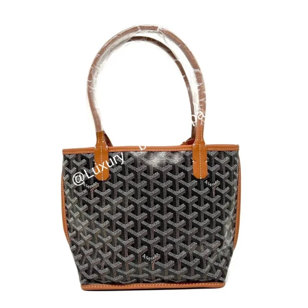 Goyard anjou mini blacktan dc24