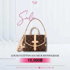 ร้านขายกระเป๋าแบรนด์เนมมือสอง กระเป๋าแบรนด์เนมมือสอง กระเป๋า Louis Vuitton Saumur Monogram มือสอง