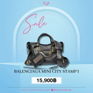 ร้านขายกระเป๋าแบรนด์เนมมือสอง กระเป๋าแบรนด์เนมมือสอง กระเป๋า Balenciaga Mini City Stamp I มือสอง