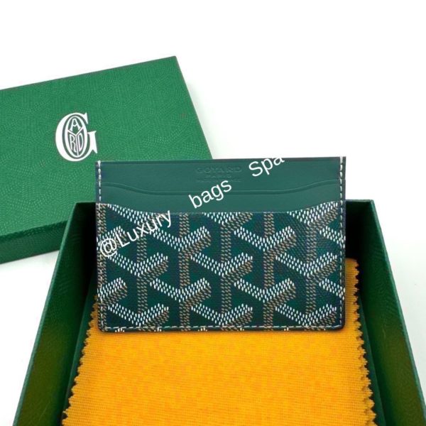 ร้านขายกระเป๋าแบรนด์เนมมือสอง กระเป๋าแบรนด์เนมมือสอง กระเป๋า Goyard Card holder fullset copy rec มือสอง