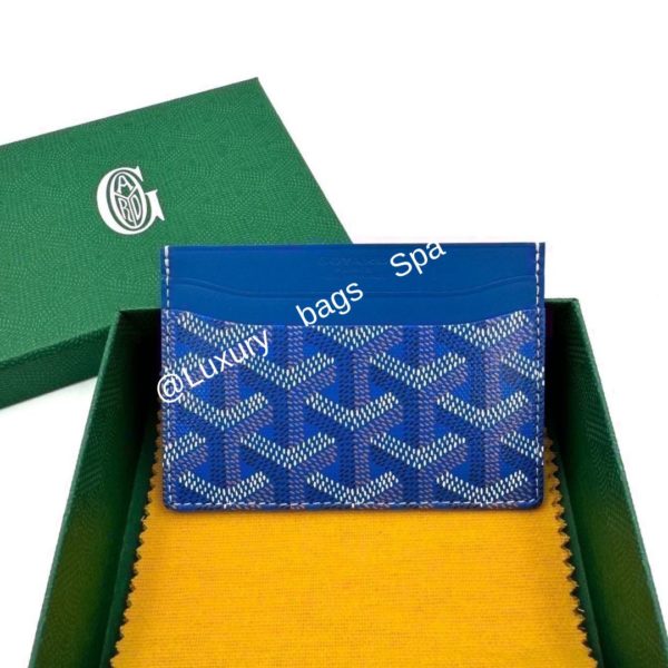 ร้านขายกระเป๋าแบรนด์เนมมือสอง กระเป๋าแบรนด์เนมมือสอง กระเป๋า Goyard Card holder fullset copy rec มือสอง