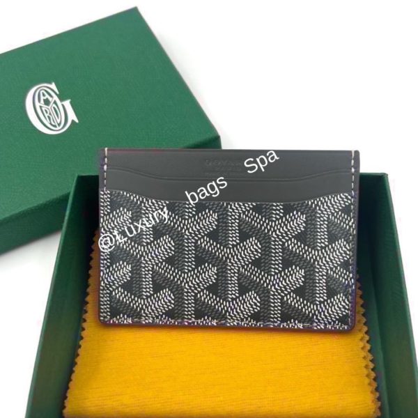 ร้านขายกระเป๋าแบรนด์เนมมือสอง กระเป๋าแบรนด์เนมมือสอง กระเป๋า Goyard Card holder fullset copy rec มือสอง