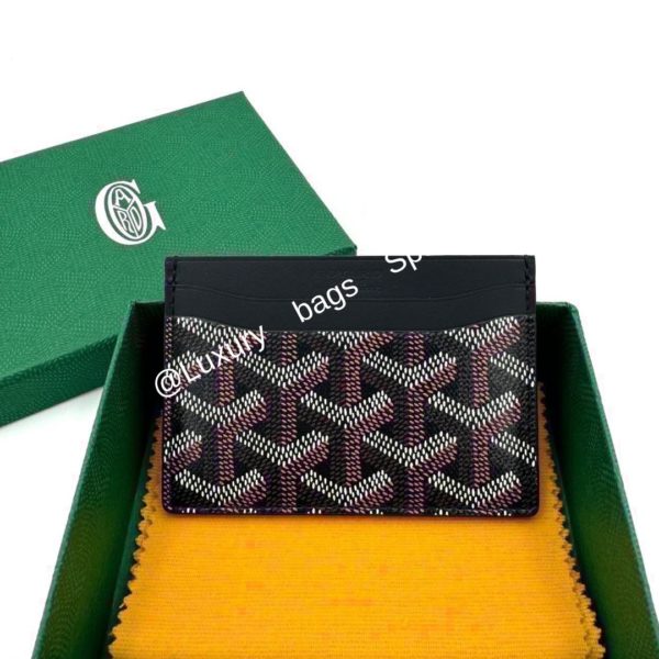 ร้านขายกระเป๋าแบรนด์เนมมือสอง กระเป๋าแบรนด์เนมมือสอง กระเป๋า Goyard Card holder fullset copy rec มือสอง