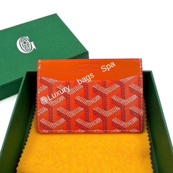 ร้านขายกระเป๋าแบรนด์เนมมือสอง กระเป๋าแบรนด์เนมมือสอง กระเป๋า Goyard Card holder fullset copy rec มือสอง