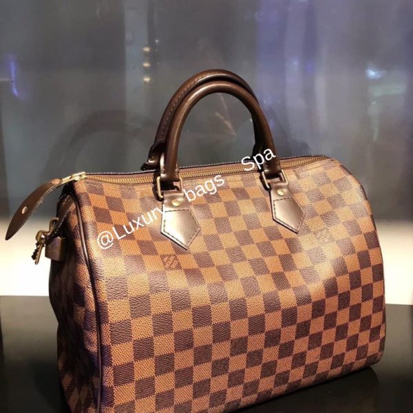 ร้านขายกระเป๋าแบรนด์เนมมือสอง กระเป๋าแบรนด์เนมมือสอง กระเป๋า Louis Vuitton Damier Speedy 30 มือสอง