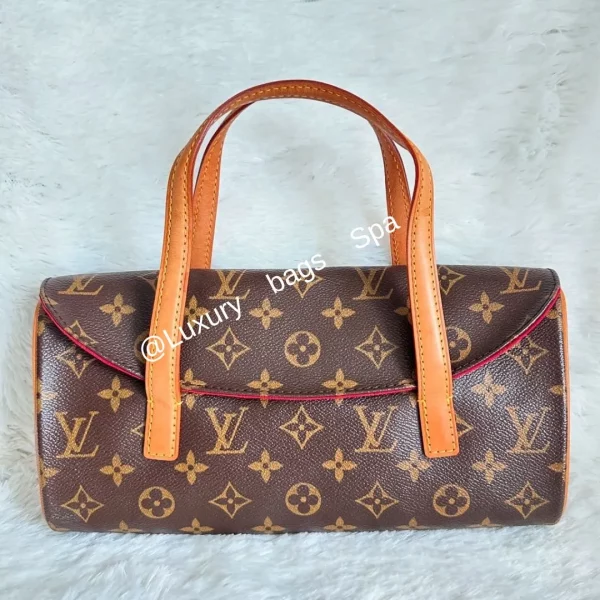 ร้านขายกระเป๋าแบรนด์เนมมือสอง กระเป๋าแบรนด์เนมมือสอง กระเป๋า Louis Vuitton Sonatine Handbag Monogram มือสอง