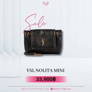 ร้านขายกระเป๋าแบรนด์เนมมือสอง กระเป๋าแบรนด์เนมมือสอง กระเป๋า Ysl Nolita Mini มือสอง